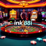Engage in exciting gameplay at link 88i with vibrant casino visuals of roulette and poker.