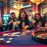 Experience FLY88 excitement at a luxurious casino poker table filled with vibrant chips and cards.