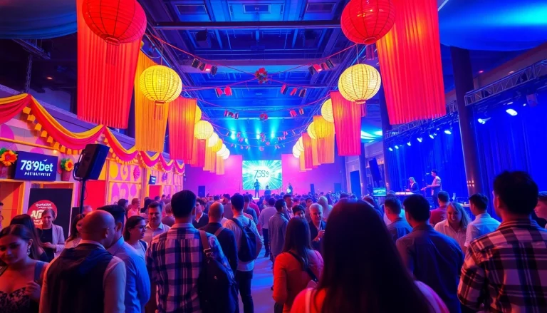 Lively event scene showcasing diverse interactions at 789betevents celebration.