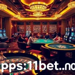 Experience the excitement of gambling at https://11betn.com/ with vibrant casino tables and players engaged in thrilling games.
