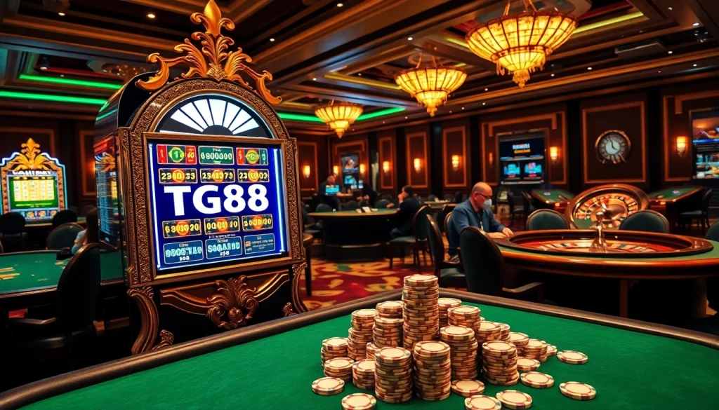 Play your favorite games at TG88, featuring exciting slots and casino tables.
