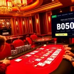Exciting casino scene with players at a blackjack table showcasing Boosterjp betting features.