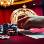 Experience the excitement of gambling with TR88-themed roulette wheel and vibrant casino elements.