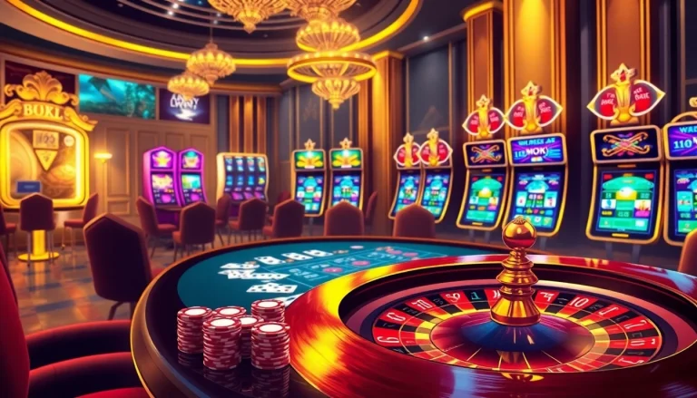 Experience the excitement of home vvjl with players at a luxurious casino table, surrounded by vibrant poker chips and roulette.