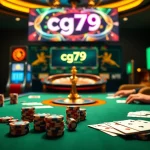 Tham gia các trò chơi thú vị tại CG79 online casino với bàn cược và bộ bài sống động.