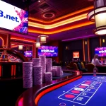 Excited players experiencing the luxury of mk8th.net casino with roulette and poker action.