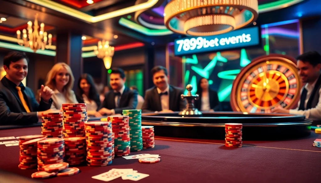 Engaging gameplay at 789betevents with poker, roulette, and vibrant betting action.
