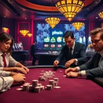 Players engaging in a thrilling poker game at the luxurious phwin casino.
