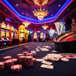 Experience thrilling gaming at qqmacan with premium slot machines and elegant casino décor.