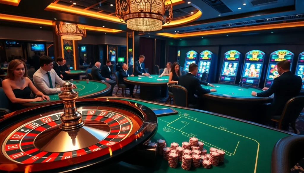 Engage with GK88 Casino’s thrilling gaming experience featuring vibrant tables and exciting players.