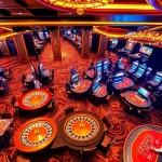 Experience thrilling online gaming at RR88 with vibrant casino visuals and excited players.