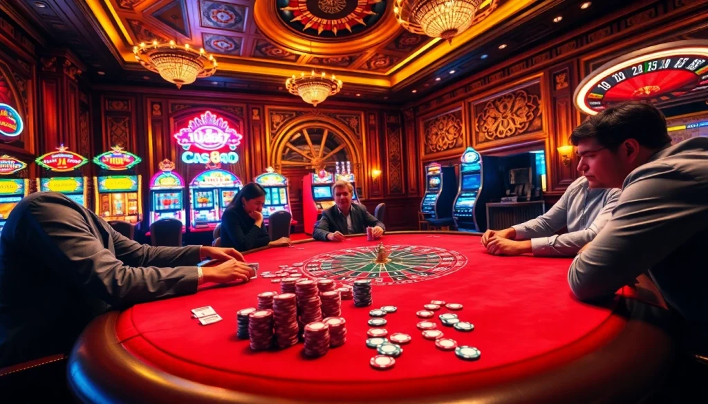 Experience the thrill of gambling tại U888 with vibrant casino tables and exciting gaming action.