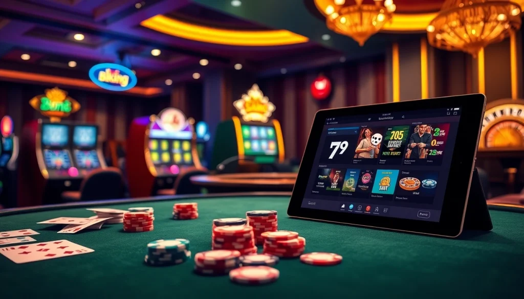 Experience the thrill of 79king at a luxurious casino with vibrant games and winning moments.