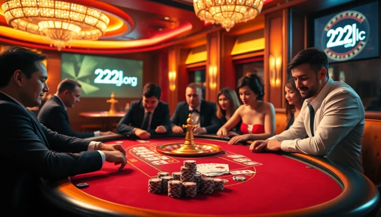 Experience the thrill of gaming at 22jl org with vibrant casino action and engaging players.