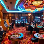 Experience the thrill of gaming at the 24kclub, featuring luxurious tables and vibrant slot machines.