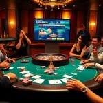 Experience the excitement at https://rr88sn.com/ with colorful poker chips and a lively casino atmosphere.