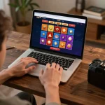 Online gambler using king33 platform to place bets with dynamic casino interface on display.