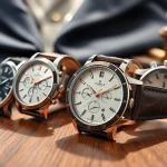 Showcase of stunning replica watches with intricate designs and luxury textures.