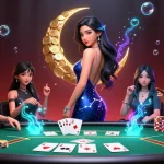 Engage with the thrilling gaming atmosphere of nego77, showcasing a stunning poker scene with vibrant details.