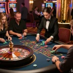 Engage with ดูหนังออนไลน์ฟรี through thrilling roulette gameplay in a vibrant casino atmosphere.