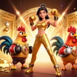Experience the excitement of 99 win with a powerful champion duo in a dynamic casino scene.