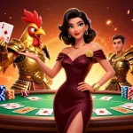 Engage with vibrant dn88 casino action featuring glamorous characters in a dynamic poker scene.