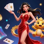 Experience the thrill of winning at jun88 casino with vibrant gaming elements and animated characters.