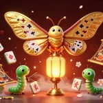 SHBET showcases dazzling casino scenes with a vibrant 3D illustration of an atlas moth, enhancing your gaming experience.