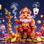 SC888 captivating casino illustration showcasing vibrant game elements and engaging characters.