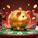 Experience thrilling gameplay at bj88ac with a dynamic cartoon casino showdown of characters.
