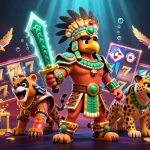 Spin the reels and win big with pragmatic slot games featuring vibrant Aztec warriors in 3D.