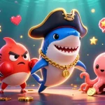 Jelajahi permainan menarik dengan situs slot pulsa yang menampilkan karakter 3D yang penuh warna dan elemen kasino.