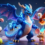 Experience the excitement of popotogel login with a thrilling 3D illustration featuring dynamic gaming elements.