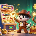 Experience exciting gameplay with slot77 as a cartoon archaeologist cat discovers jackpot treasures.