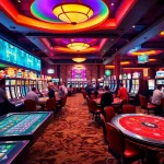 Permainan bandar togel yang mendebarkan di kasino, menggambarkan pemain yang terlibat dalam aksi seru.