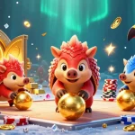 Menangkan jackpot di slot88 dengan pangolin tempur penuh warna dan koin emas yang berkilau.