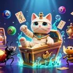 Experience thrilling gaming adventures at Caswino with unique Egyptian-themed characters and engaging elements.