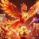 Experience thrilling action at toto slot resmi with a vibrant phoenix and dynamic slot elements.