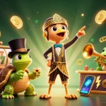 Leverage the exciting bonus new member offers in this vibrant slot game scene featuring whimsical characters.