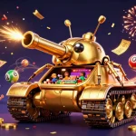 Engage in mix parlay betting with vibrant casino-themed illustration showcasing multiple betting elements.