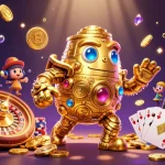 LC88 captivates players with its vibrant 3D casino scene featuring gold golem and thrilling game elements.