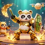 Experience the excitement of sapceman slot with vibrant action, golden coins, and game elements.